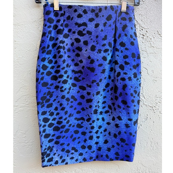 Gianni Versace Couture VTG Womens Leopard Print Glam Mobwife Pencil Skirt - Picture 3 of 10